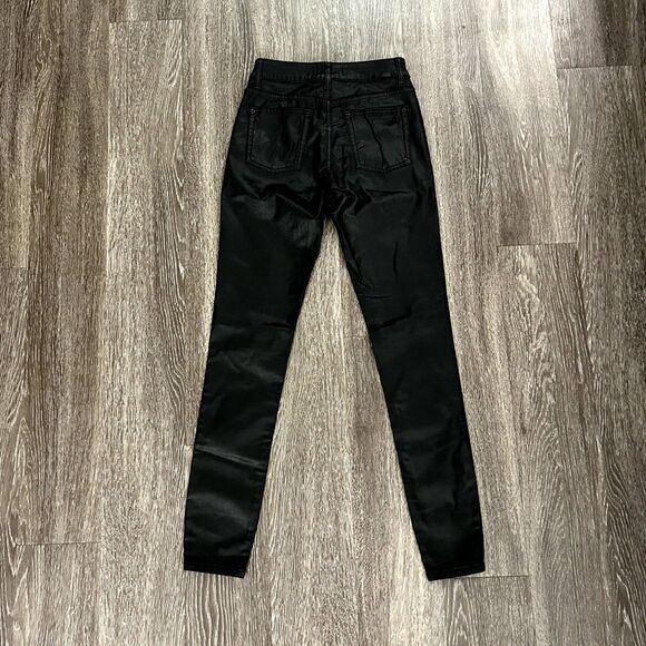 DL1961 No. 1 Trimtone Skinny Jeans Chasm Wash Black Size 26 Jessica Alba JA x DL - Picture 5 of 10